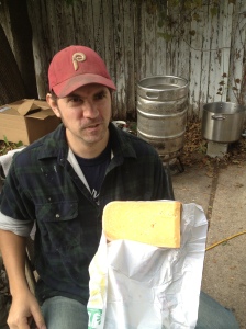 This aged farmer's cheese from Holland is as fierce as the look on Commish's face